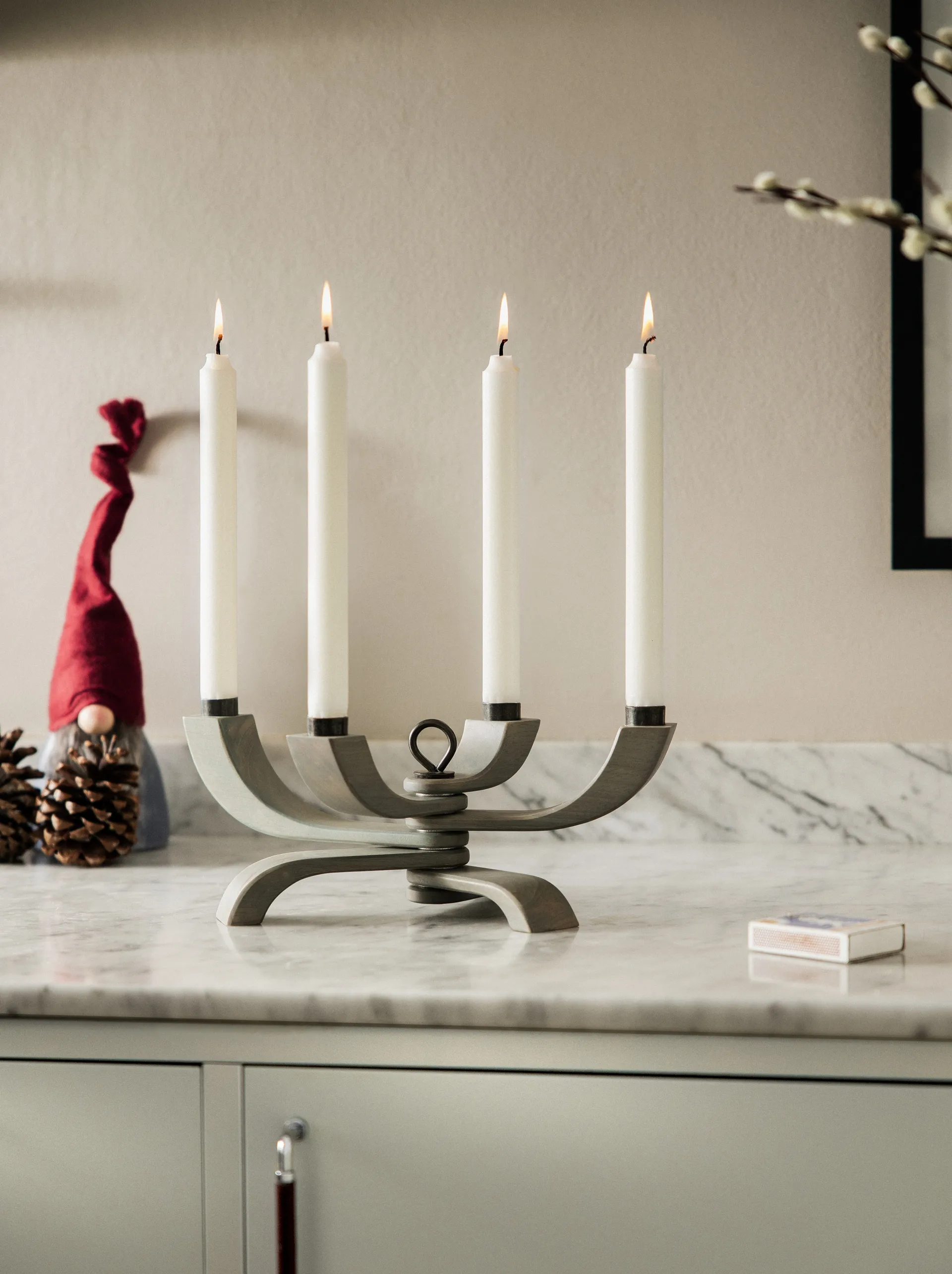 Bougeoir Nordic light Limited Edition, Gris Design House Stockholm