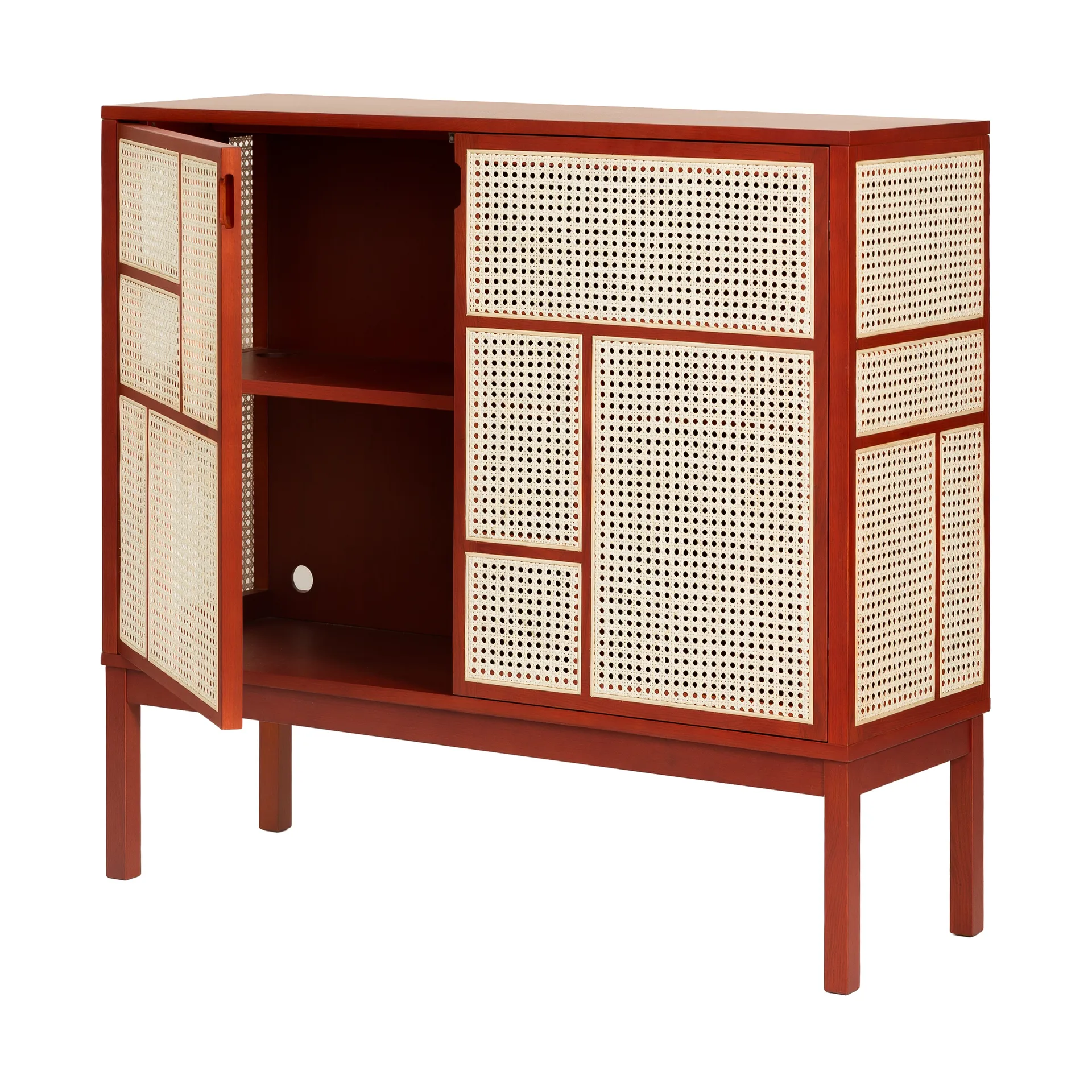 Buffet Air, Red, 120x110 cm, avec pieds Design House Stockholm