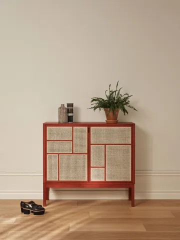 Buffet Air - Red, 120x110 cm, avec pieds - Design House Stockholm