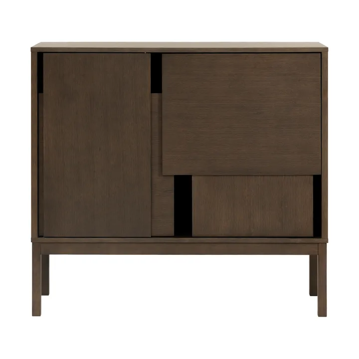 Buffet Layer - Chêne foncé, 120x110, avec pieds - Design House Stockholm