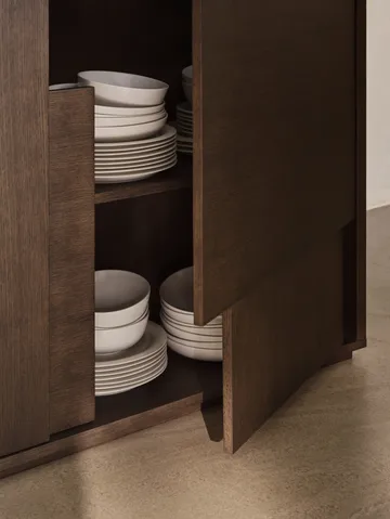 Buffet Layer - Chêne foncé, 120x110, avec pieds - Design House Stockholm