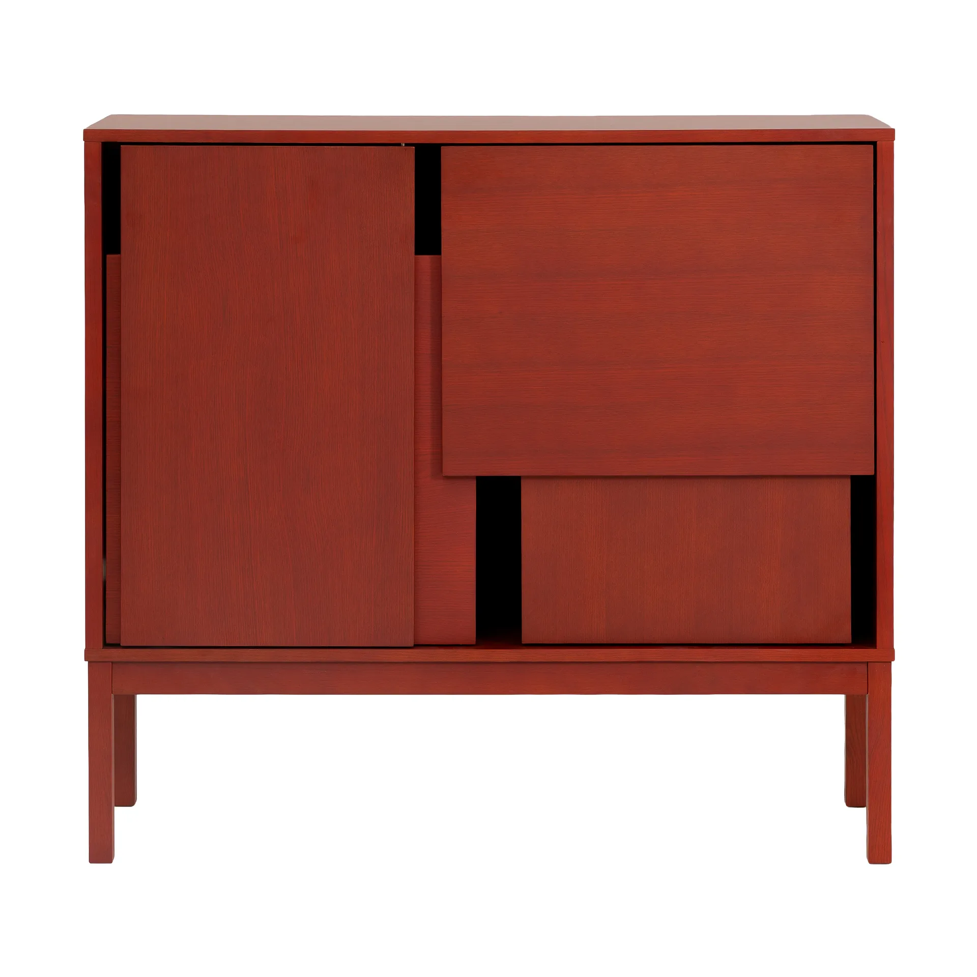 Buffet Layer, Red, 120x110, avec pieds Design House Stockholm