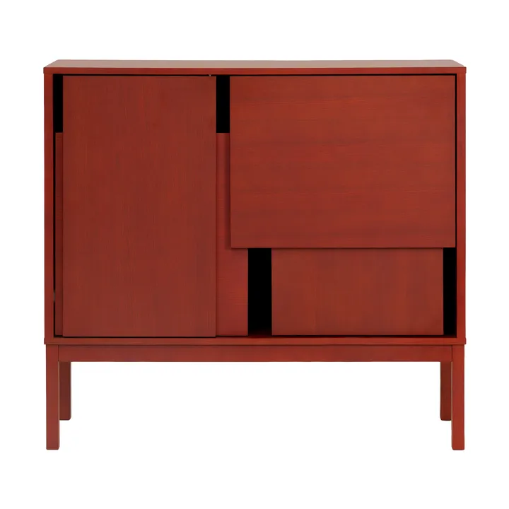 Buffet Layer - Red, 120x110, avec pieds - Design House Stockholm