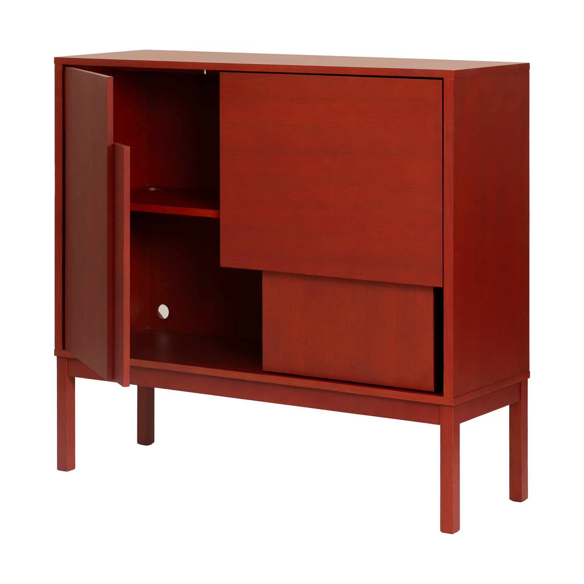 Buffet Layer, Red, 120x110, avec pieds Design House Stockholm