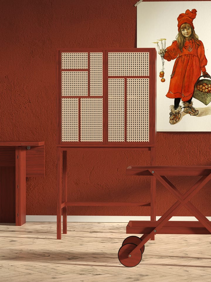 Cabinet vitré Air, Rouge Design House Stockholm