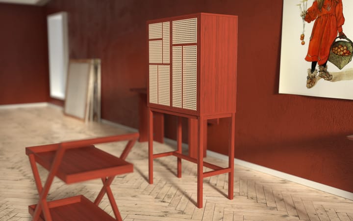 Cabinet vitré Air, Rouge Design House Stockholm