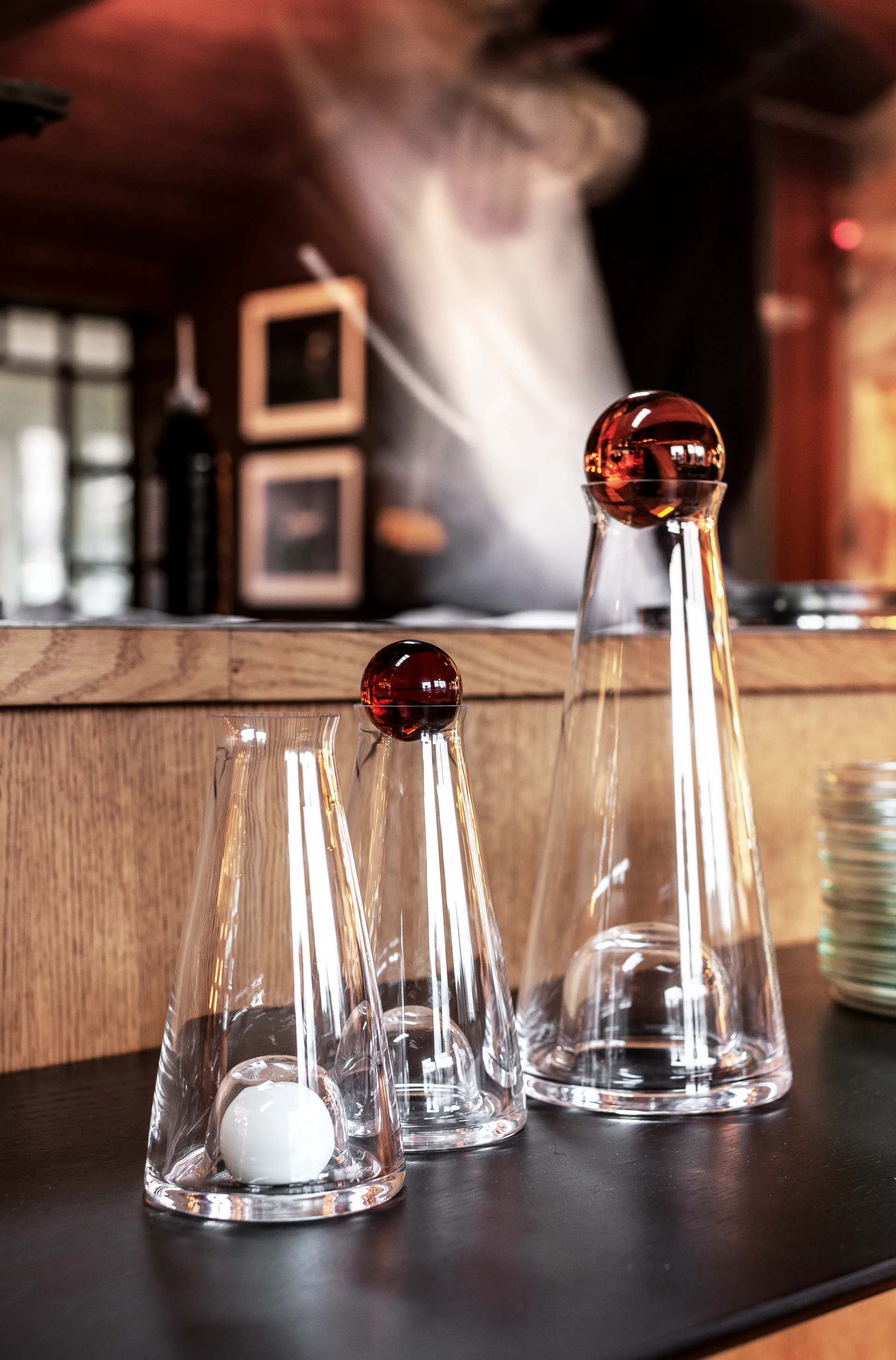 Carafe Fia, ambre Design House Stockholm