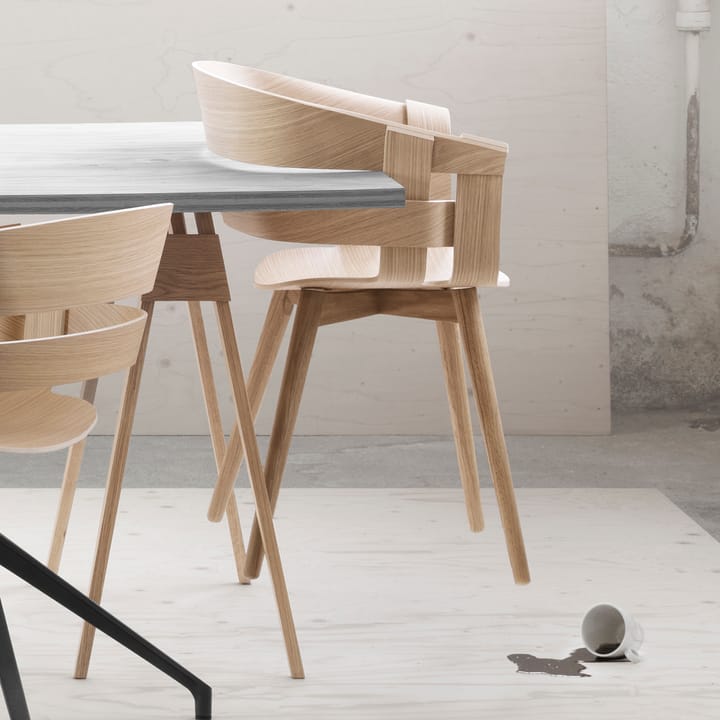 Chaise Wick Chair - chêne-pieds en chêne - Design House Stockholm