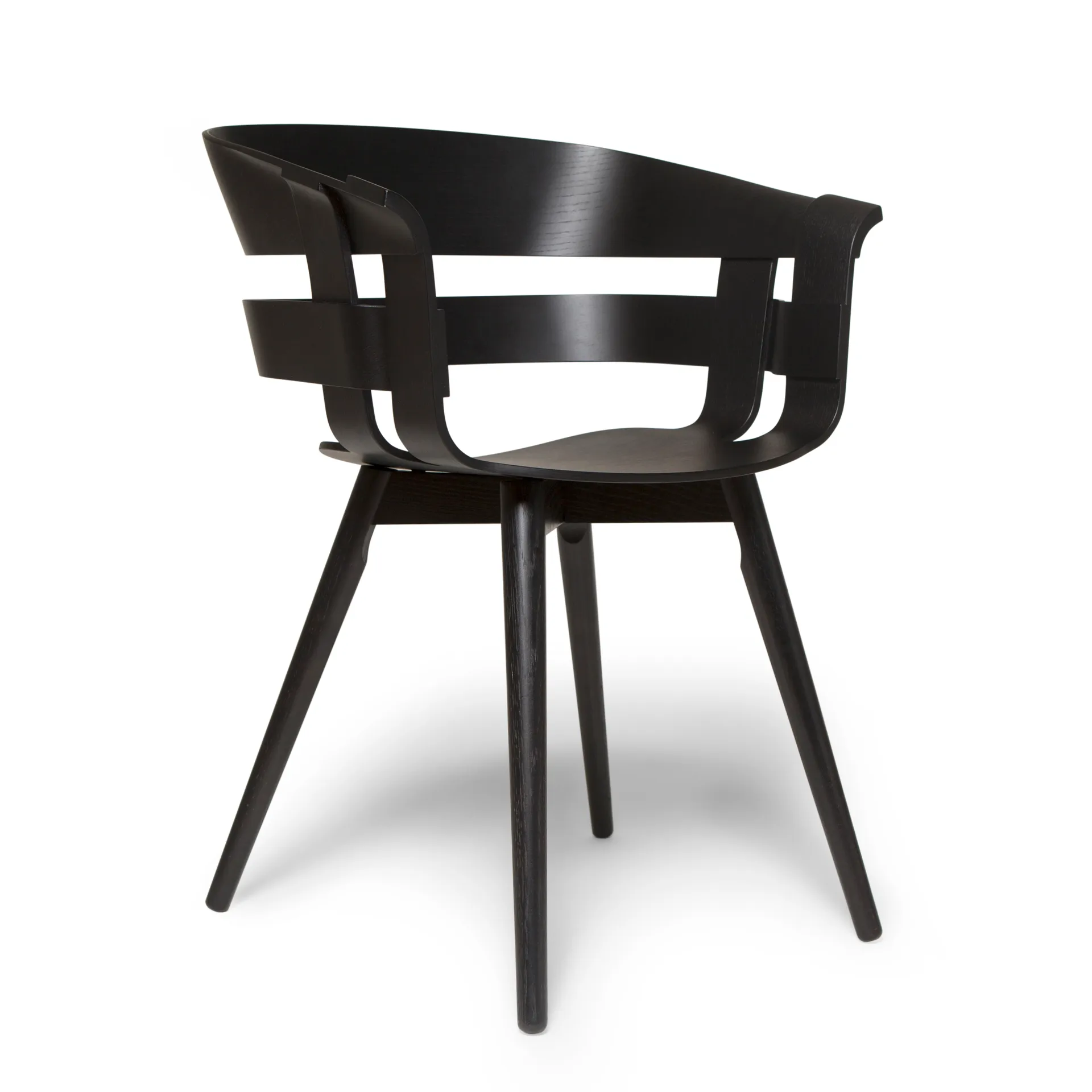 Chaise Wick Chair, noir-pieds en frêne noir Design House Stockholm