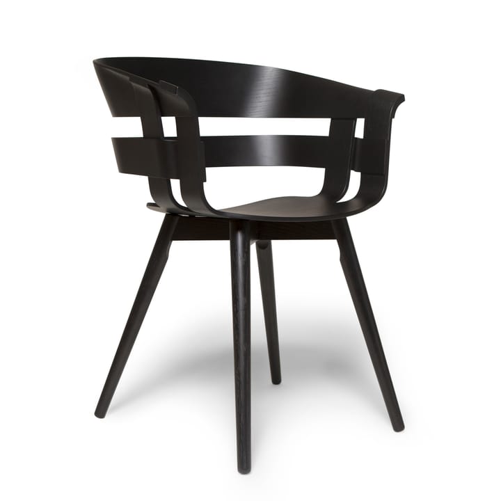 Chaise Wick Chair - noir-pieds en frêne noir - Design House Stockholm