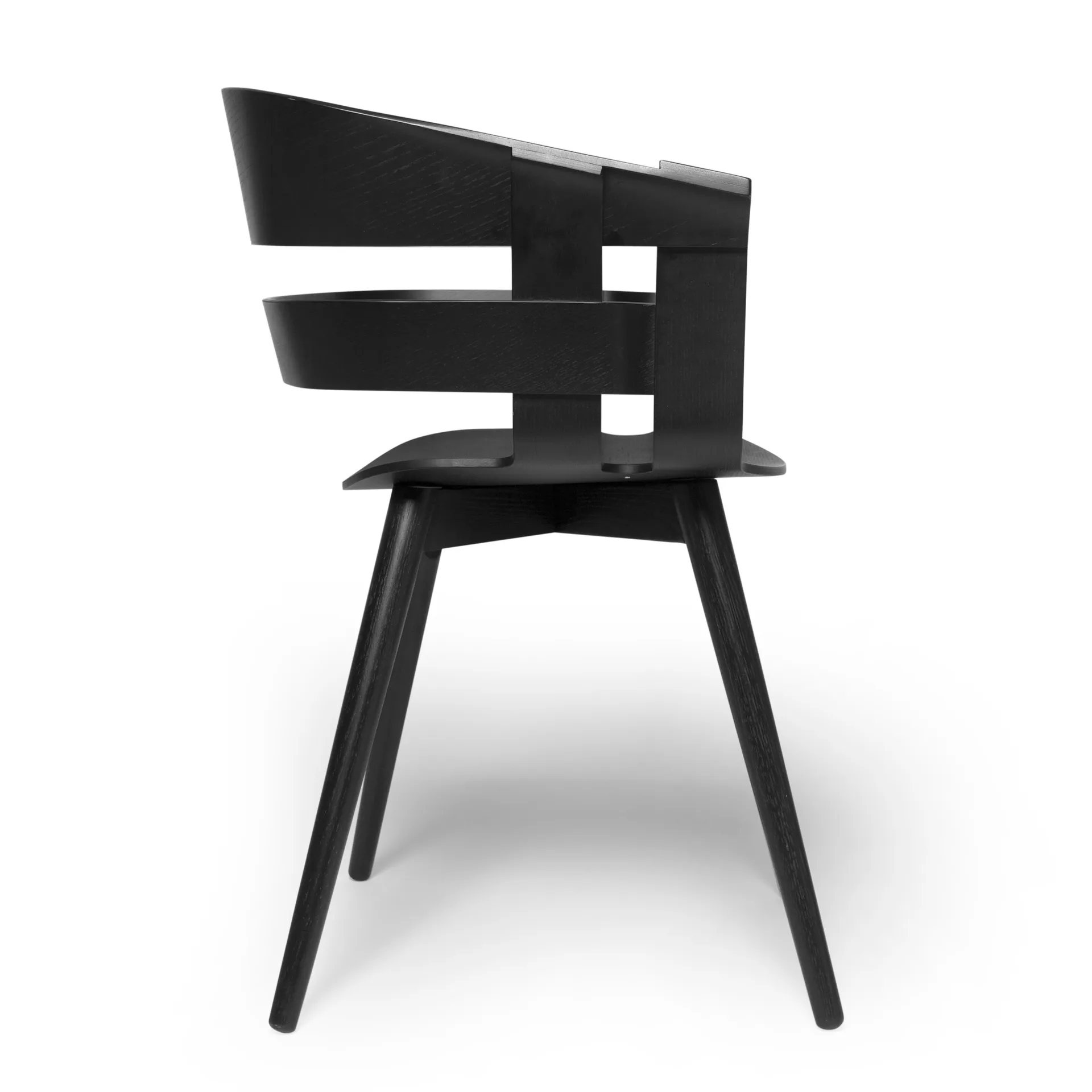 Chaise Wick Chair, noir-pieds en frêne noir Design House Stockholm