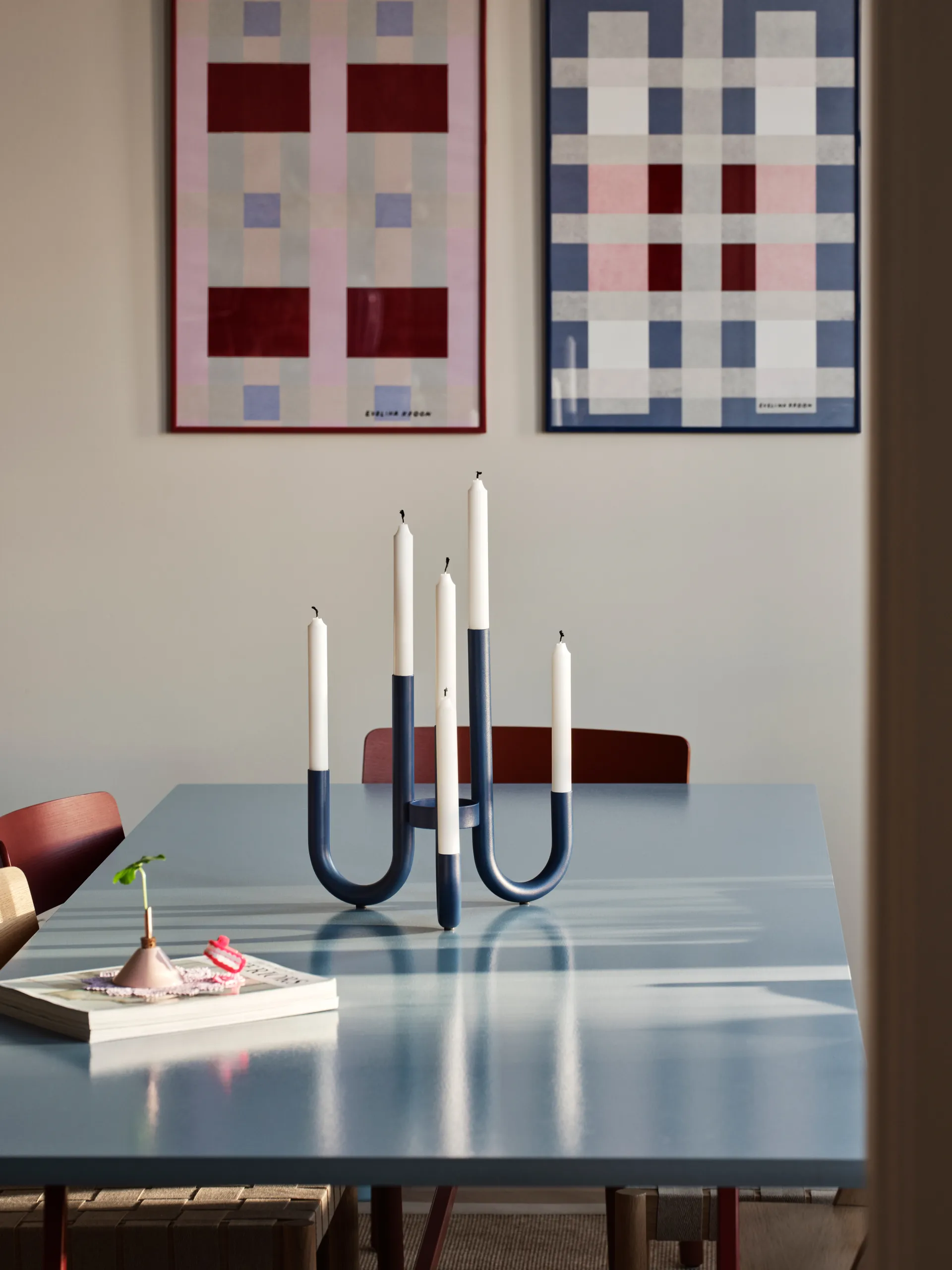 Chandelier Turn, Blue Design House Stockholm