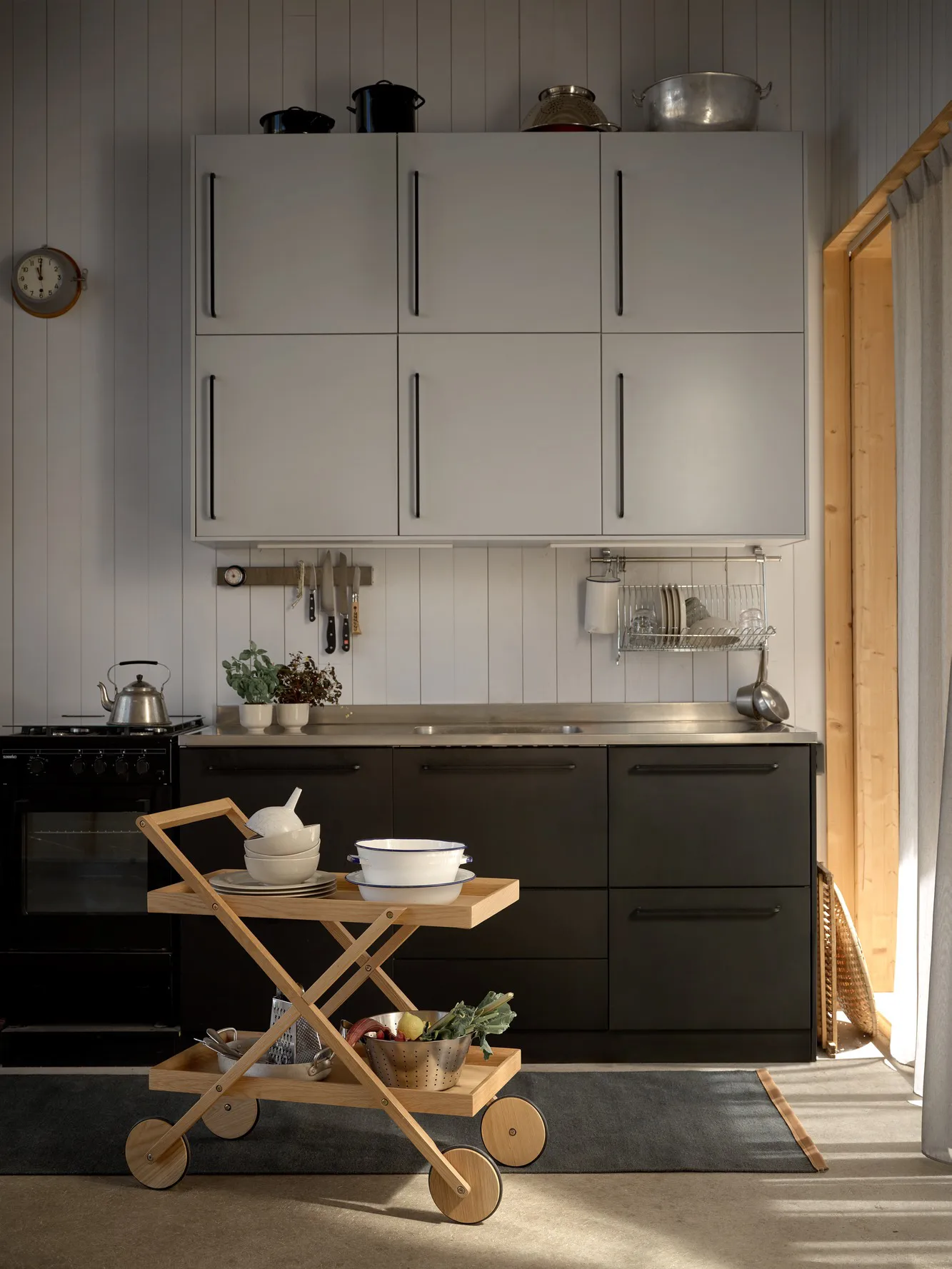 Chariot de service Exit, Chêne Design House Stockholm