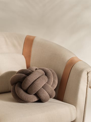 Coussin Knot - Brown - Design House Stockholm