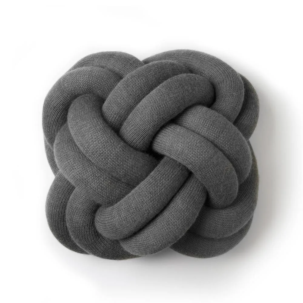 Coussin Knot, gris Design House Stockholm