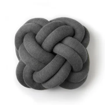 Coussin Knot - gris - Design House Stockholm
