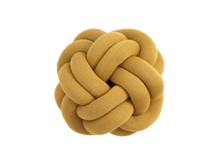 Coussin Knot - jaune - Design House Stockholm