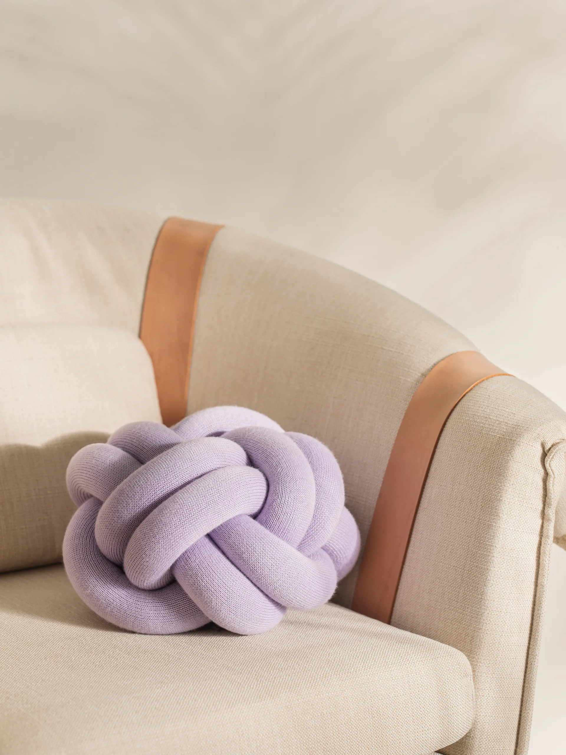 Coussin Knot, Lilac Design House Stockholm