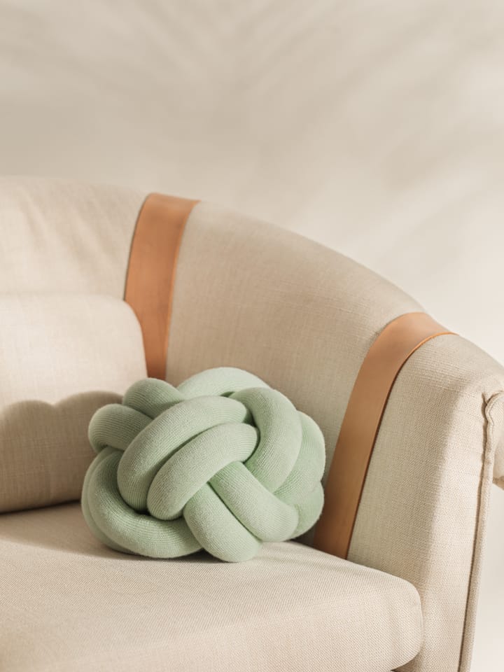 Coussin Knot - Mint green - Design House Stockholm