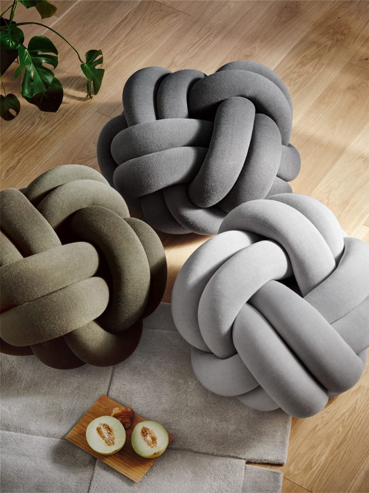 Coussin Knot XL, Forest Green Design House Stockholm