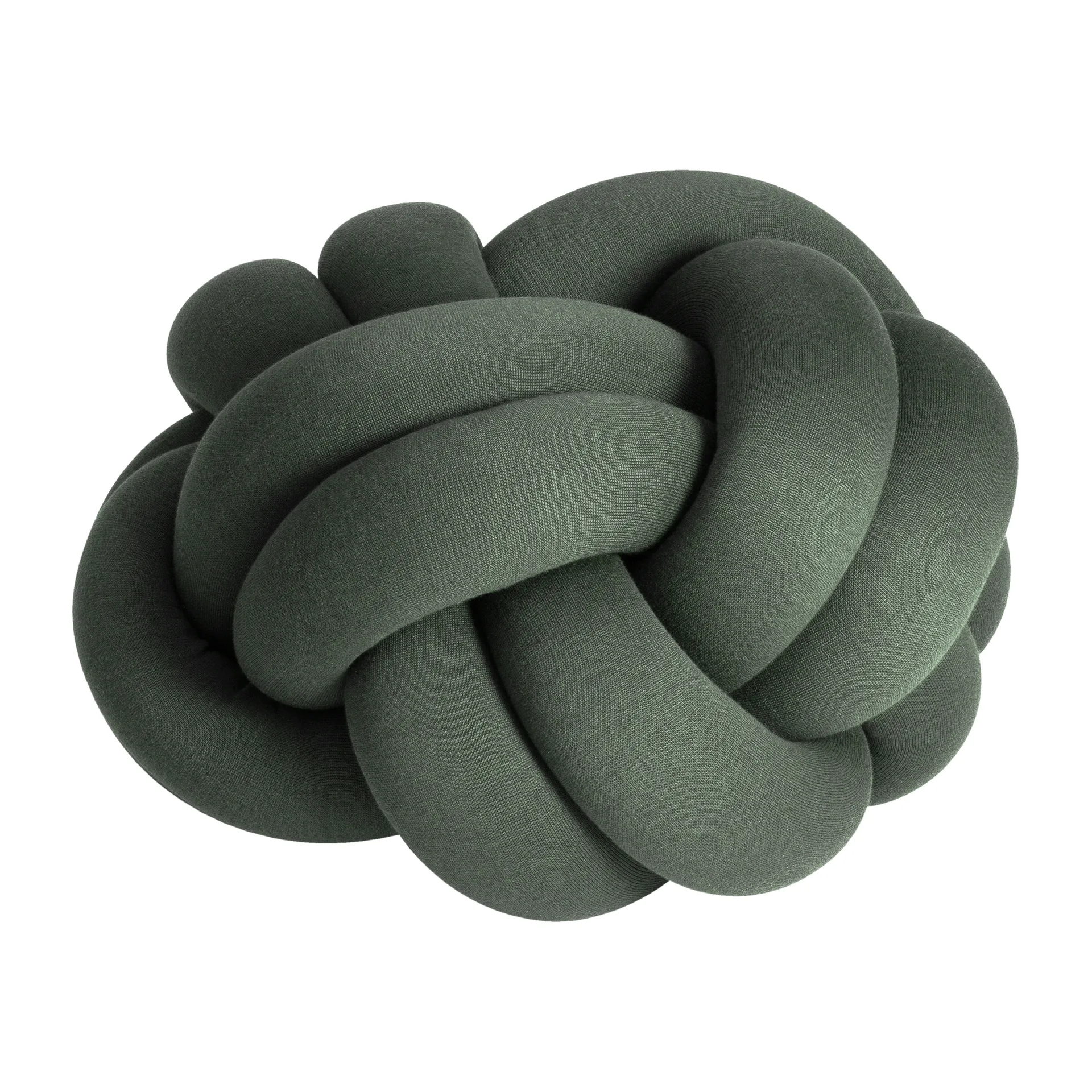 Coussin Knot XL, Forest Green Design House Stockholm