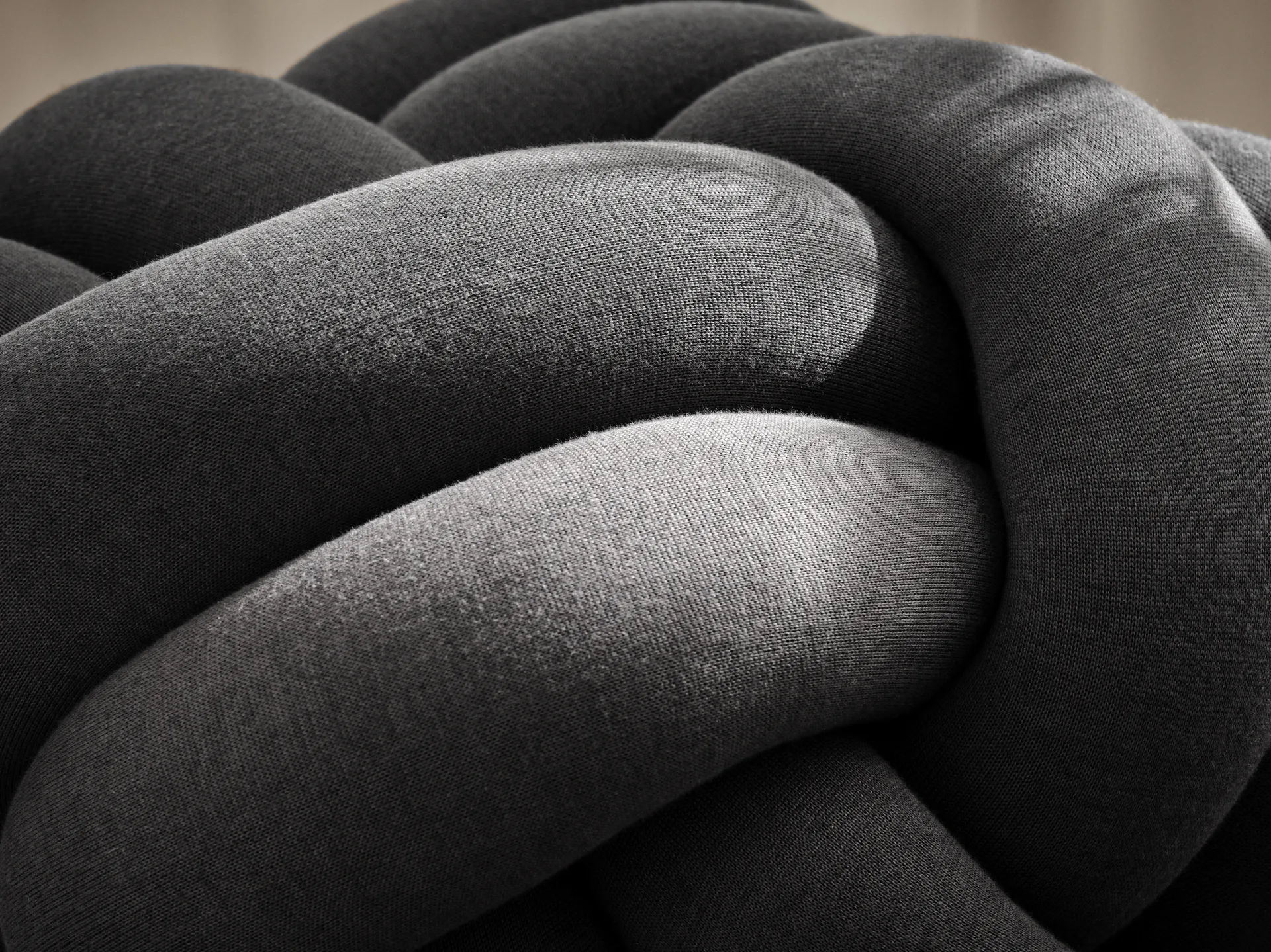 Coussin Knot XL, Grey Design House Stockholm