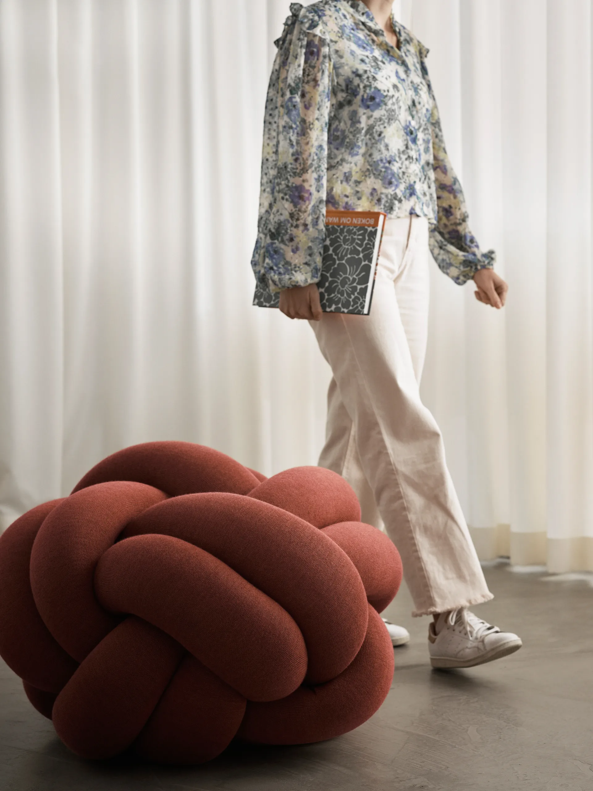 Coussin Knot XL, Ochre Design House Stockholm