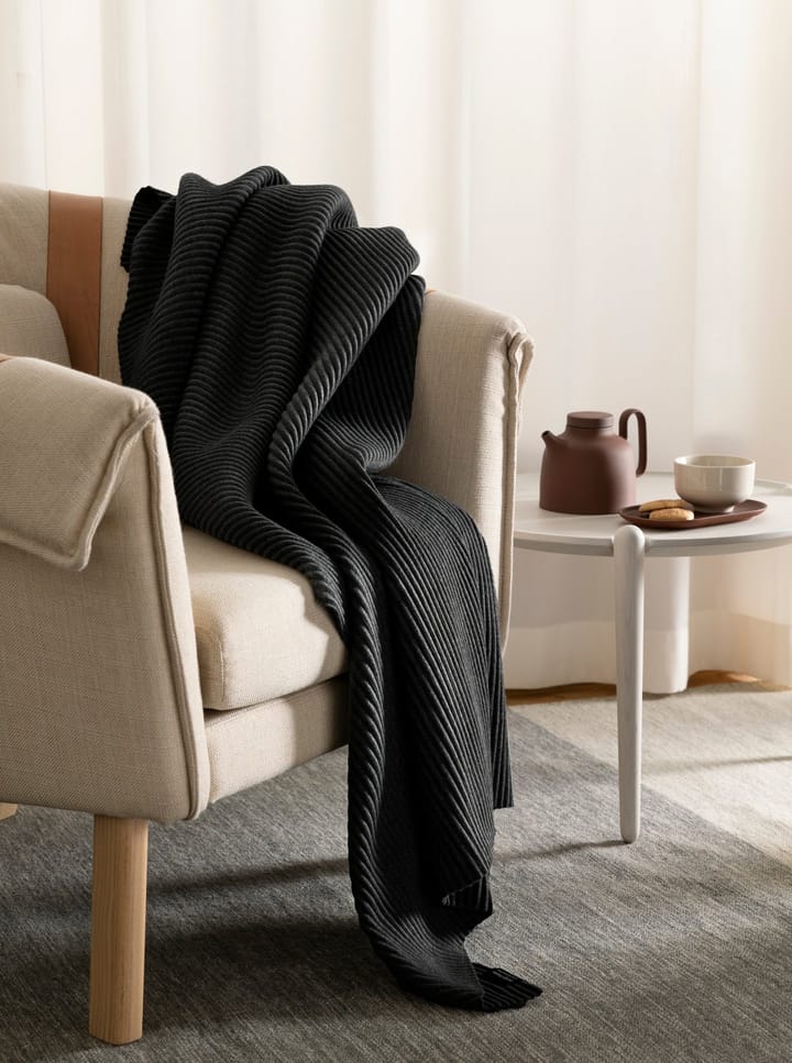 Couverture Pleece 140x170 cm, Noir Design House Stockholm