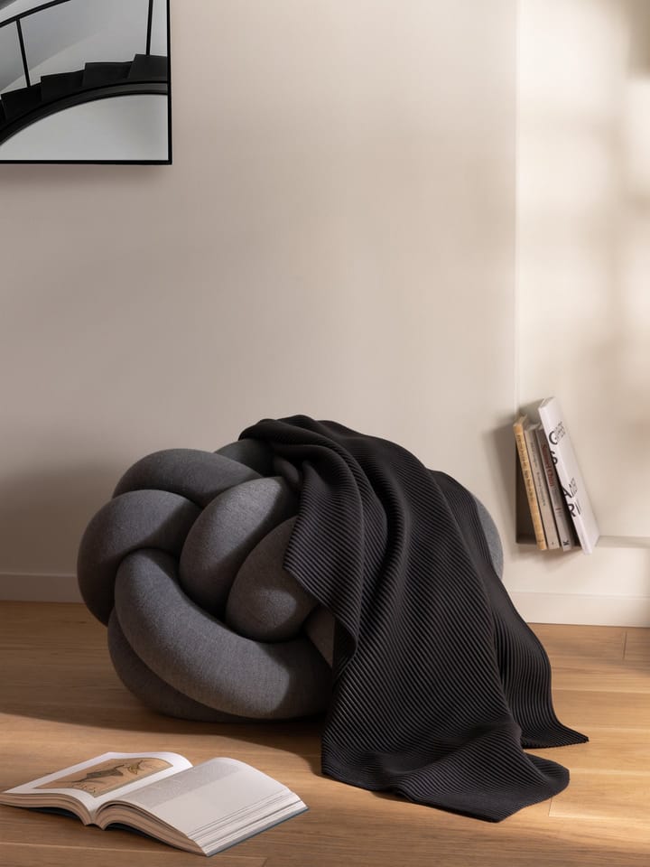 Couverture Pleece 140x170 cm, Noir Design House Stockholm