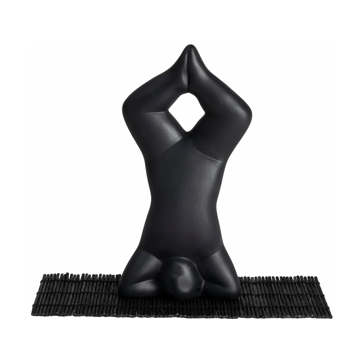 Design House Stockholm Décoration Yoga no. 3 Black | Design Scandinave | Sculptures & figurines en porcelaine | Noir