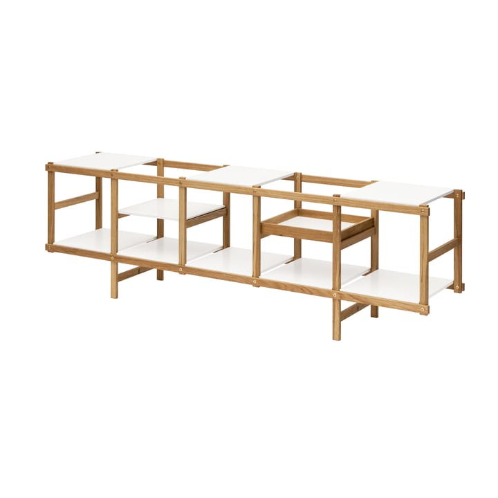 Etagère basse Frame - Chaîne blanc - Design House Stockholm