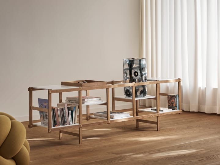 Etagère basse Frame, Chaîne blanc Design House Stockholm
