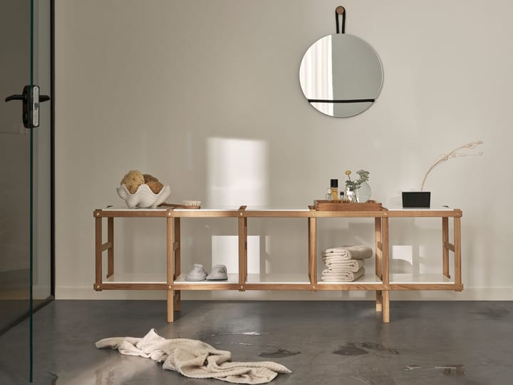 Etagère basse Frame, Chaîne blanc Design House Stockholm