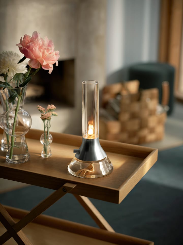 Lampe à huile Fyr 31 cm - Transparent-argent - Design House Stockholm