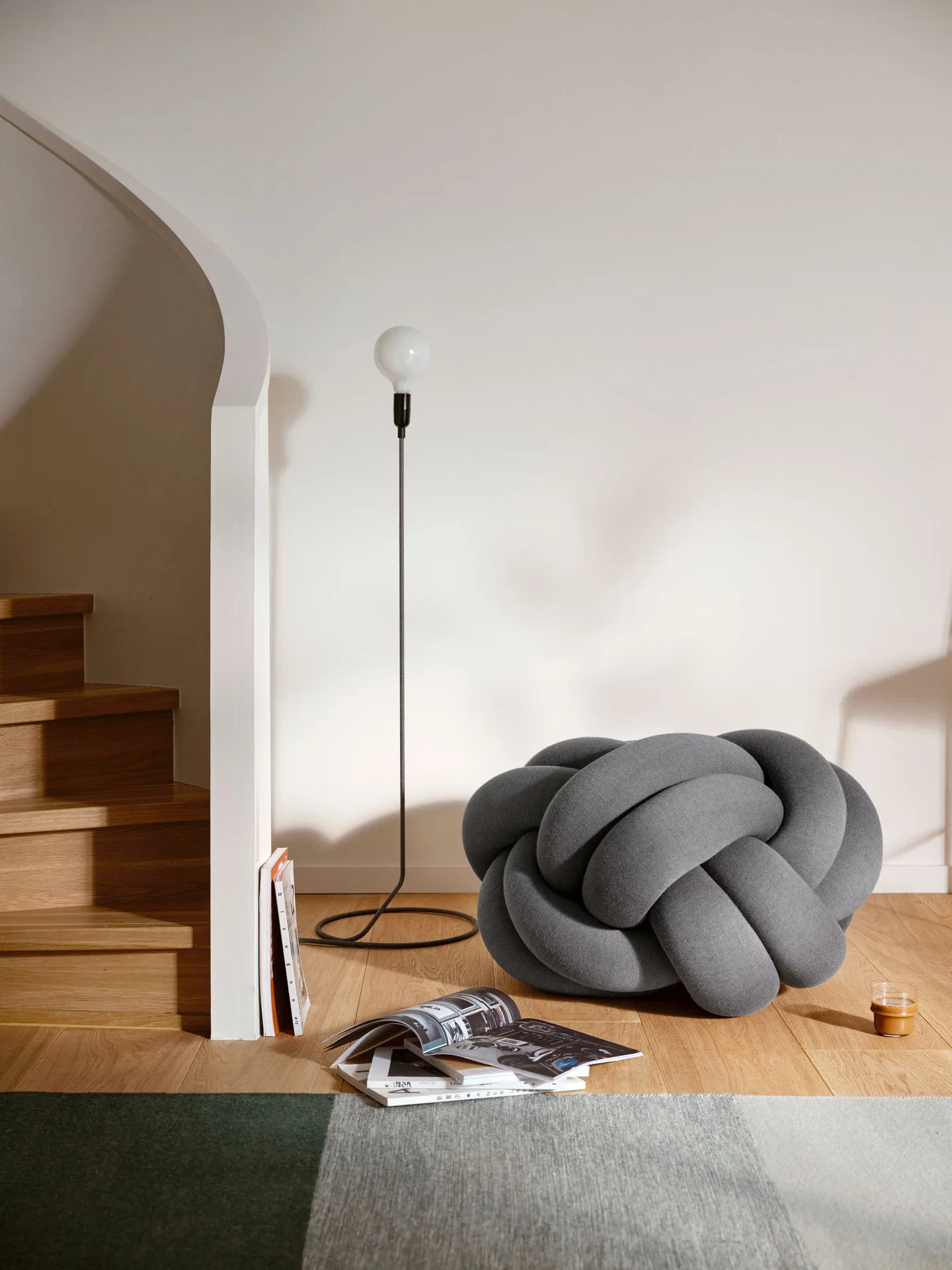 Lampe Cord, Noir-Blanc Design House Stockholm
