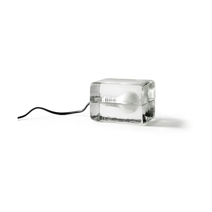 Lampe de table Block Lamp Mini - Transparent, 12x8x7,5 cm - Design House Stockholm
