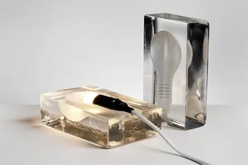 Lampe de table Block Lamp Mini - Transparent, 12x8x7,5 cm - Design House Stockholm