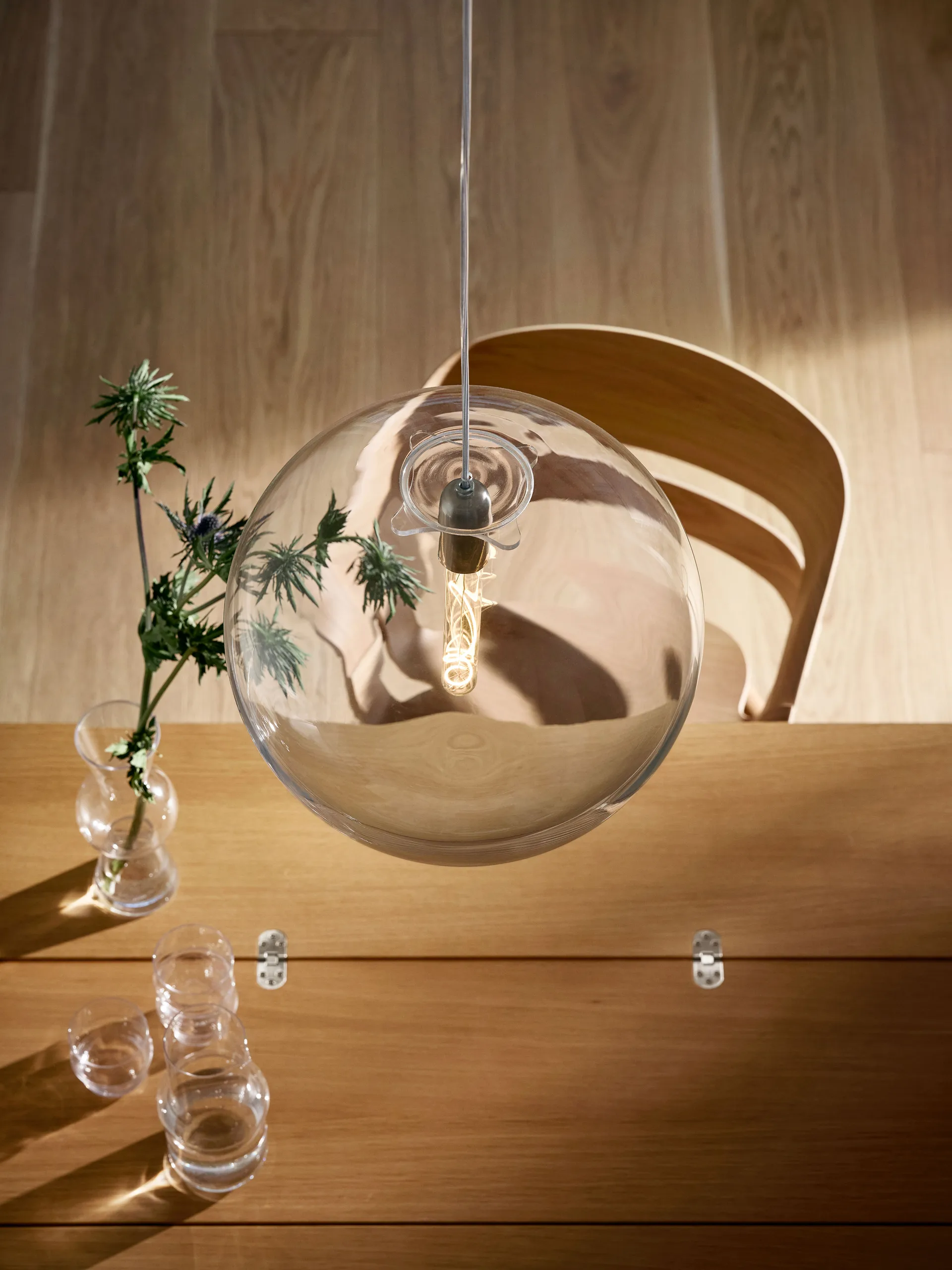 Lampe Luna transparent, Grand Design House Stockholm