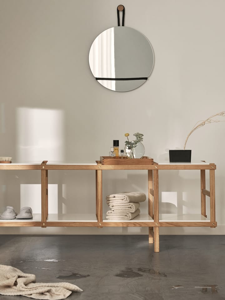 Miroir Lasso rond - Transparent-noir - Design House Stockholm