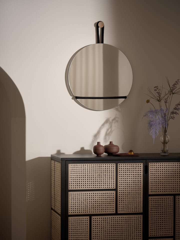 Miroir Lasso rond, Transparent-noir Design House Stockholm