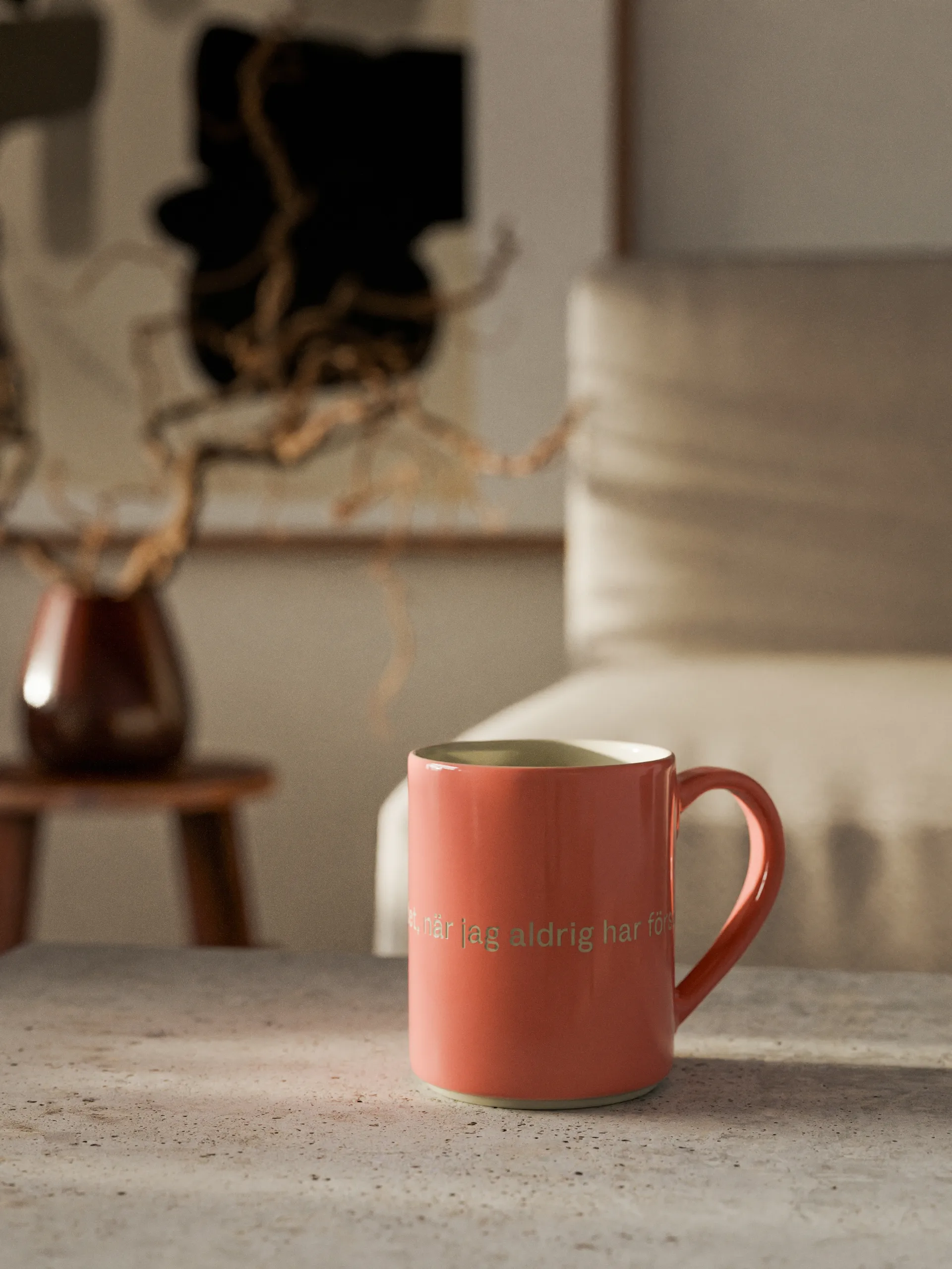 Mug Astrid Lindgren, comment pourrais-je le savoir.., Texte suédois Design House Stockholm