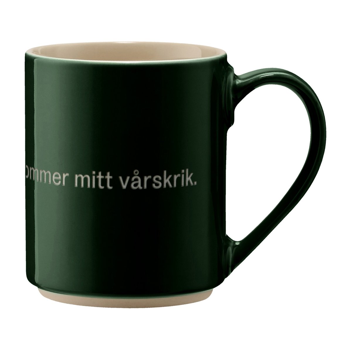 design house stockholm mug astrid lindgren, håll för örona texte en suédois