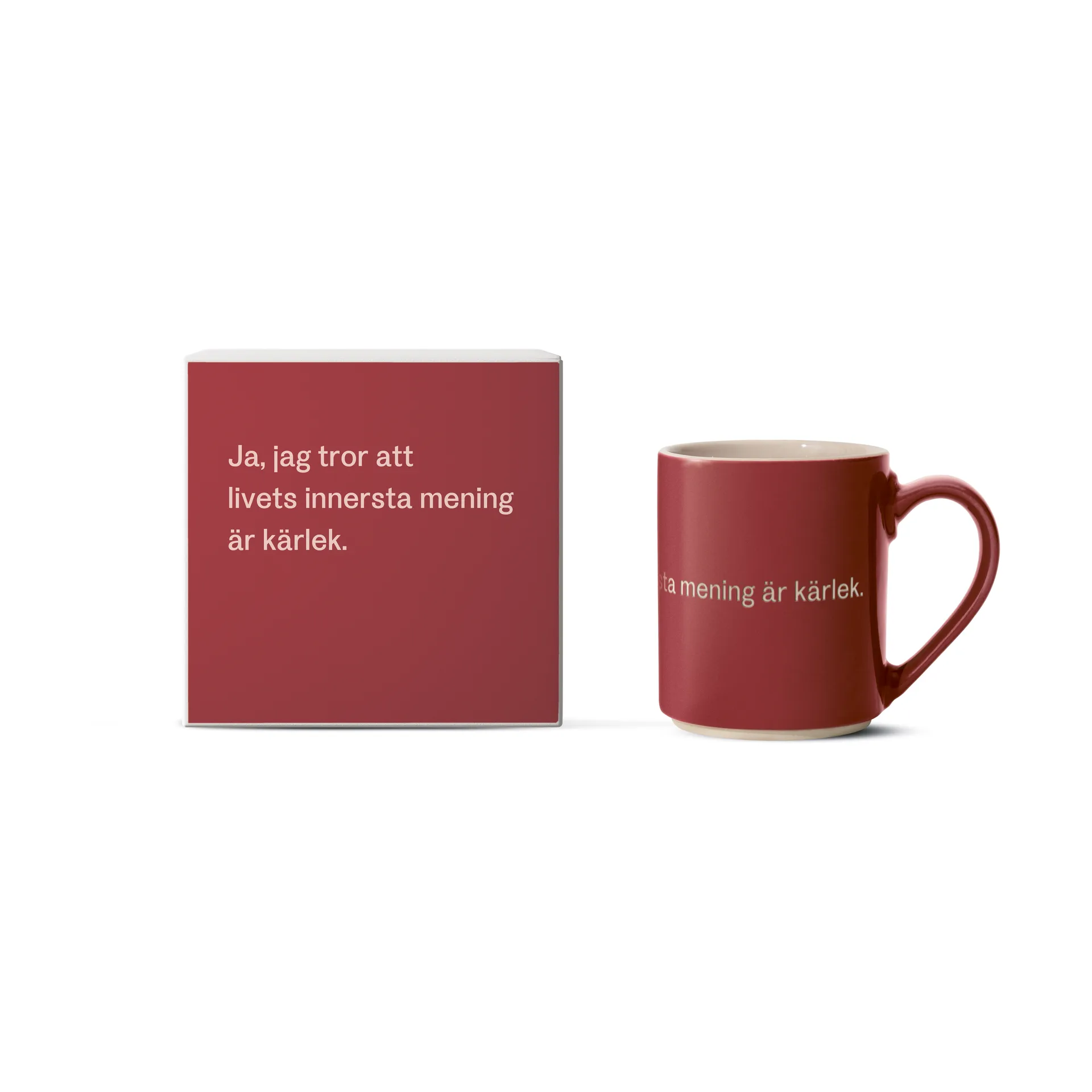 Mug Astrid Lindgren, ja, jag tror att livets…, Texte suédois Design House Stockholm