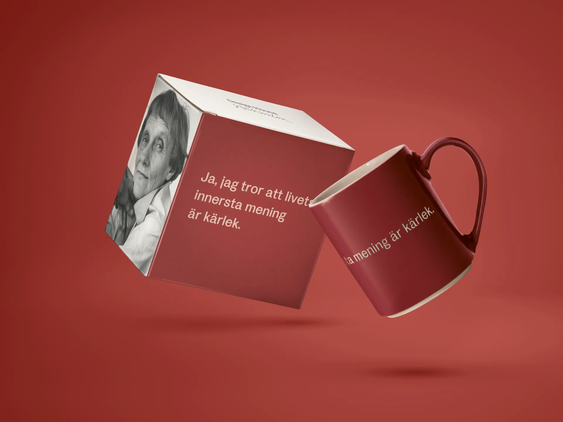 Mug Astrid Lindgren, ja, jag tror att livets…, Texte suédois Design House Stockholm