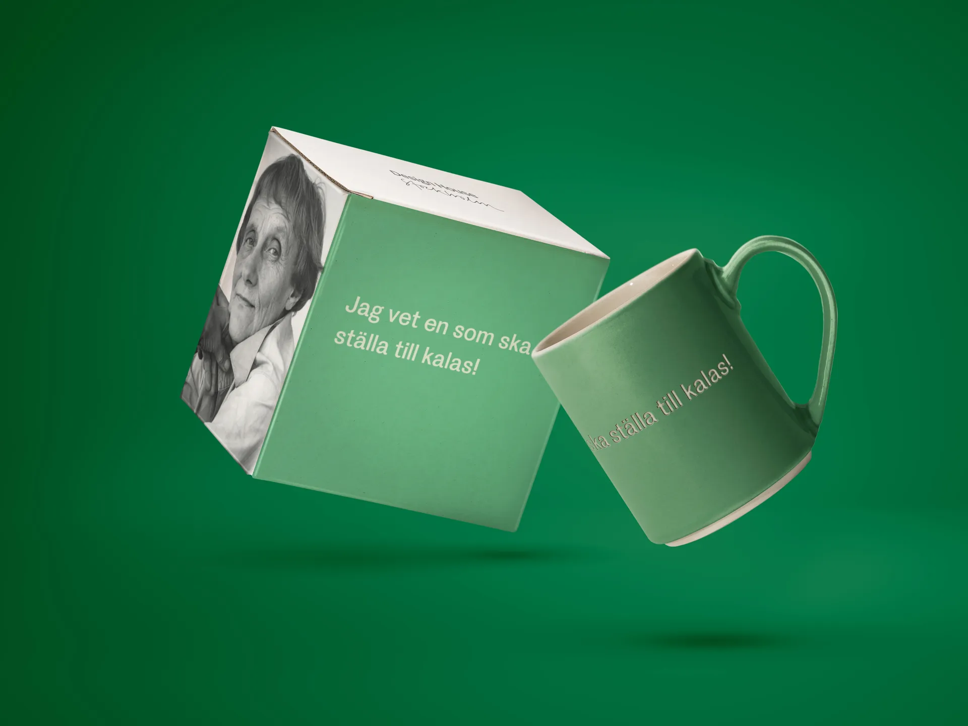 Mug Astrid Lindgren, jag vet en som ska…, Texte suédois Design House Stockholm