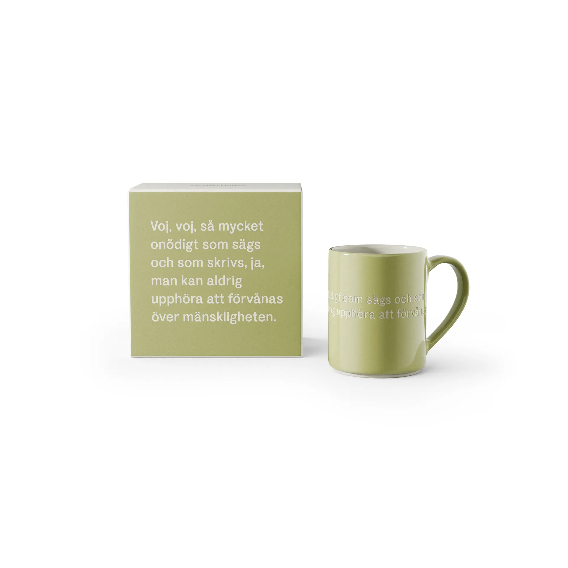 Mug Astrid Lindgren, Voj, voj, tellement de choses inutiles.., Texte suédois Design House Stockholm