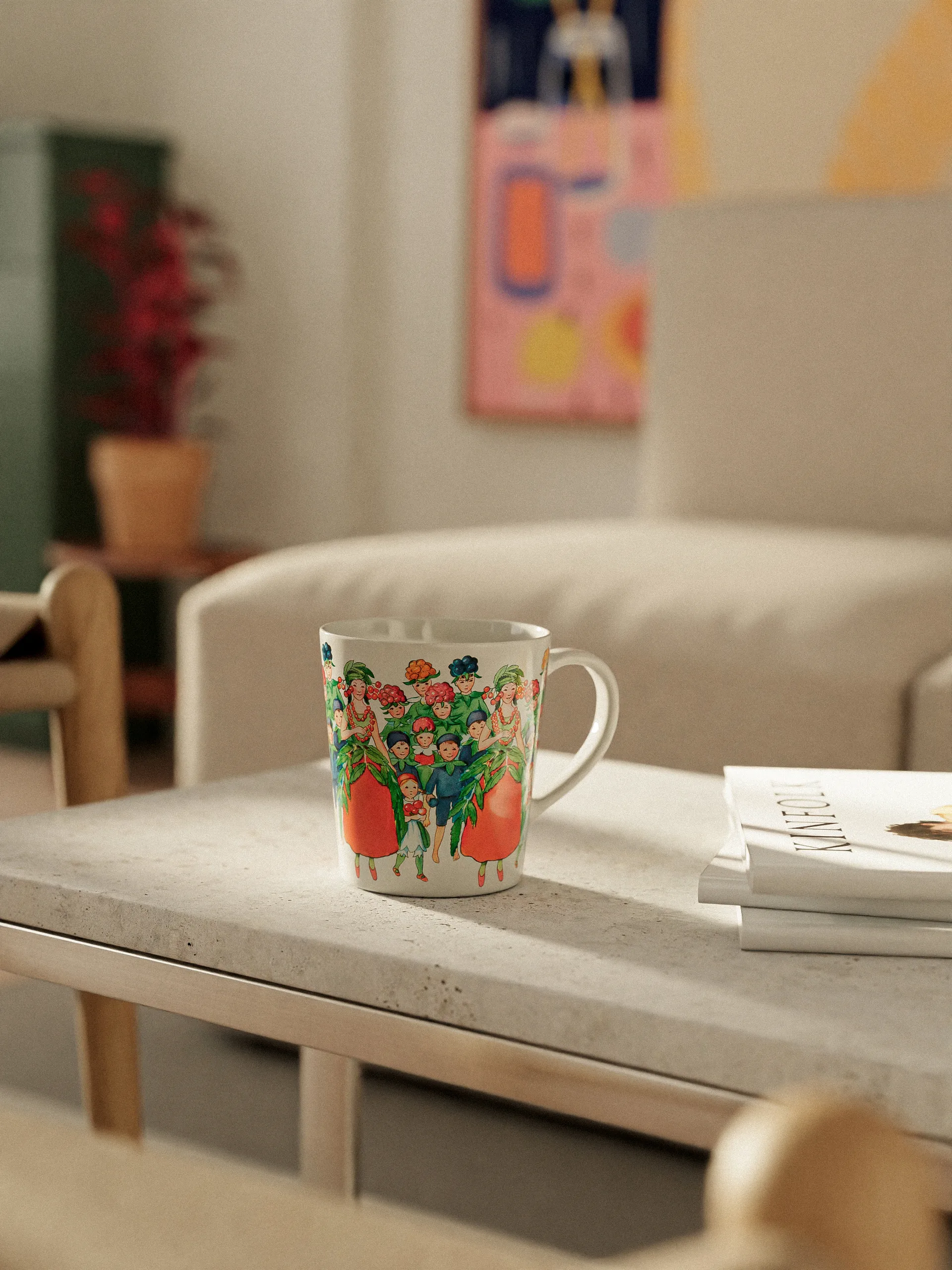 Mug August avec anse 40 cl, White Design House Stockholm