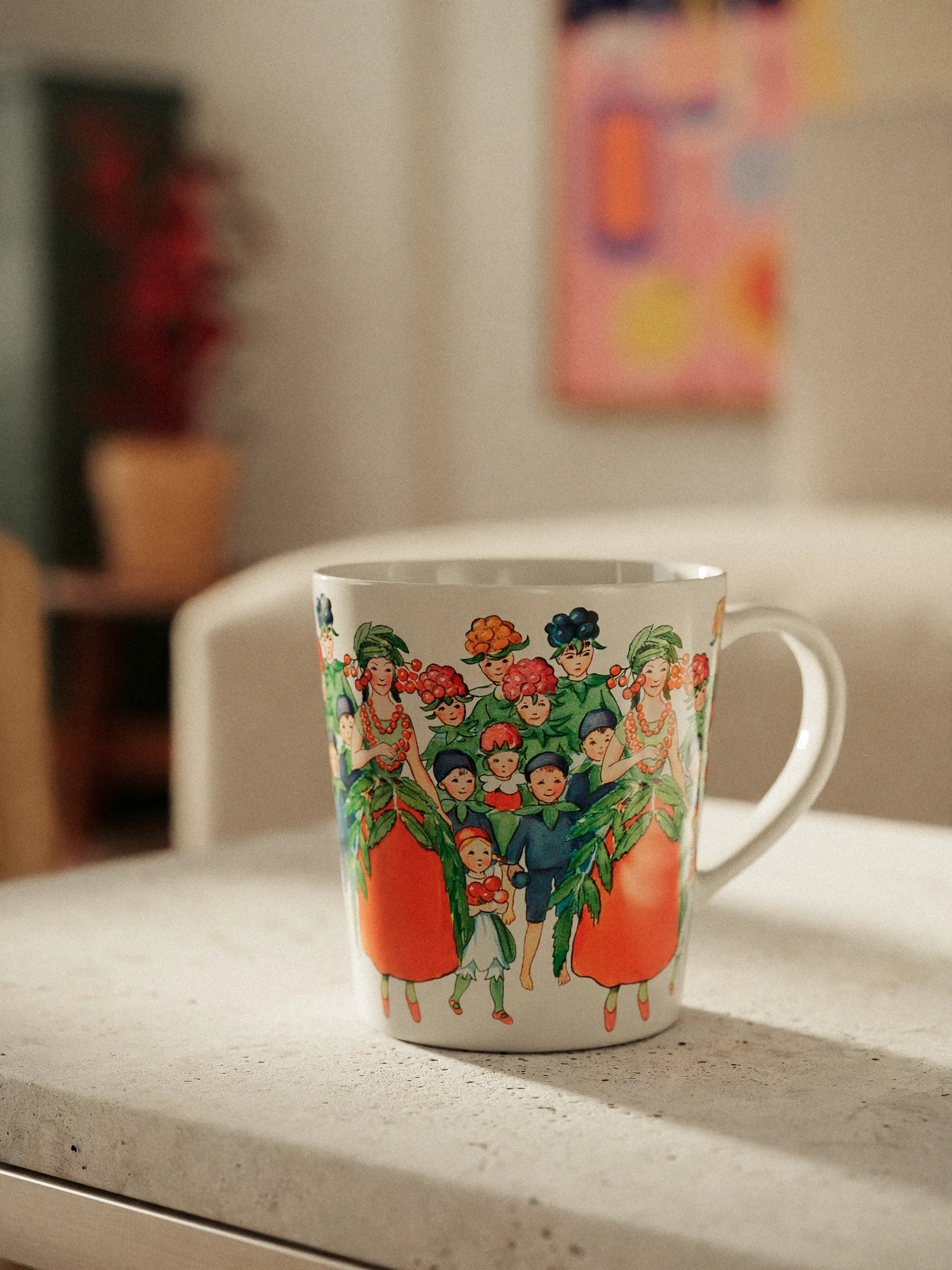 Mug August avec anse 40 cl, White Design House Stockholm