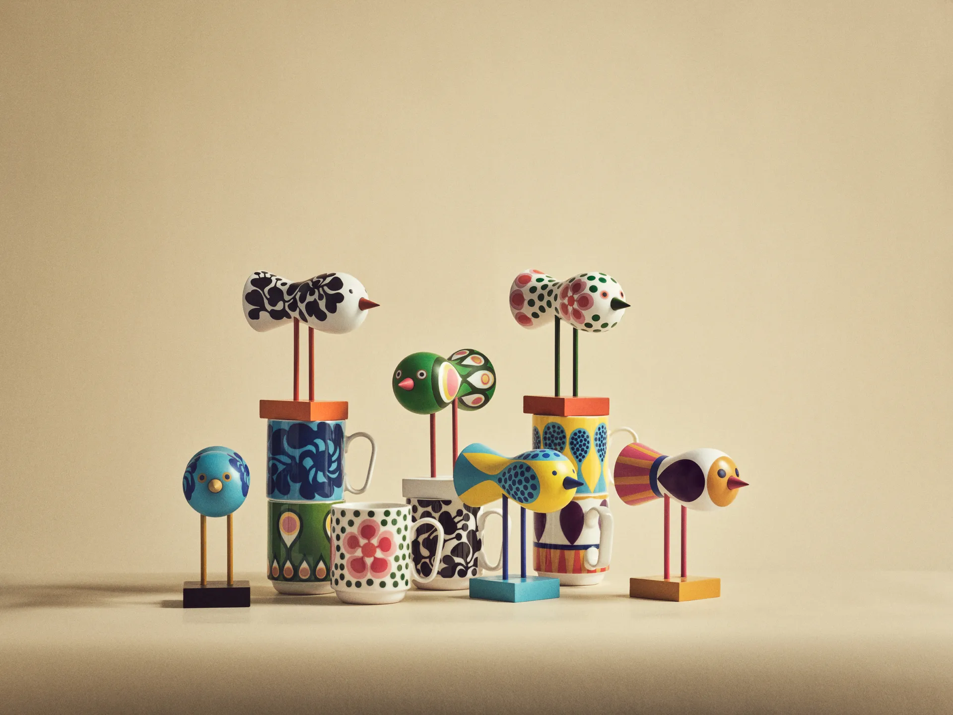 Mug Birds 1967 35 cl., No. 3 Design House Stockholm