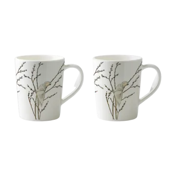 Mug Little Willow 10 cl lot de 2 - Blanc - Design House Stockholm